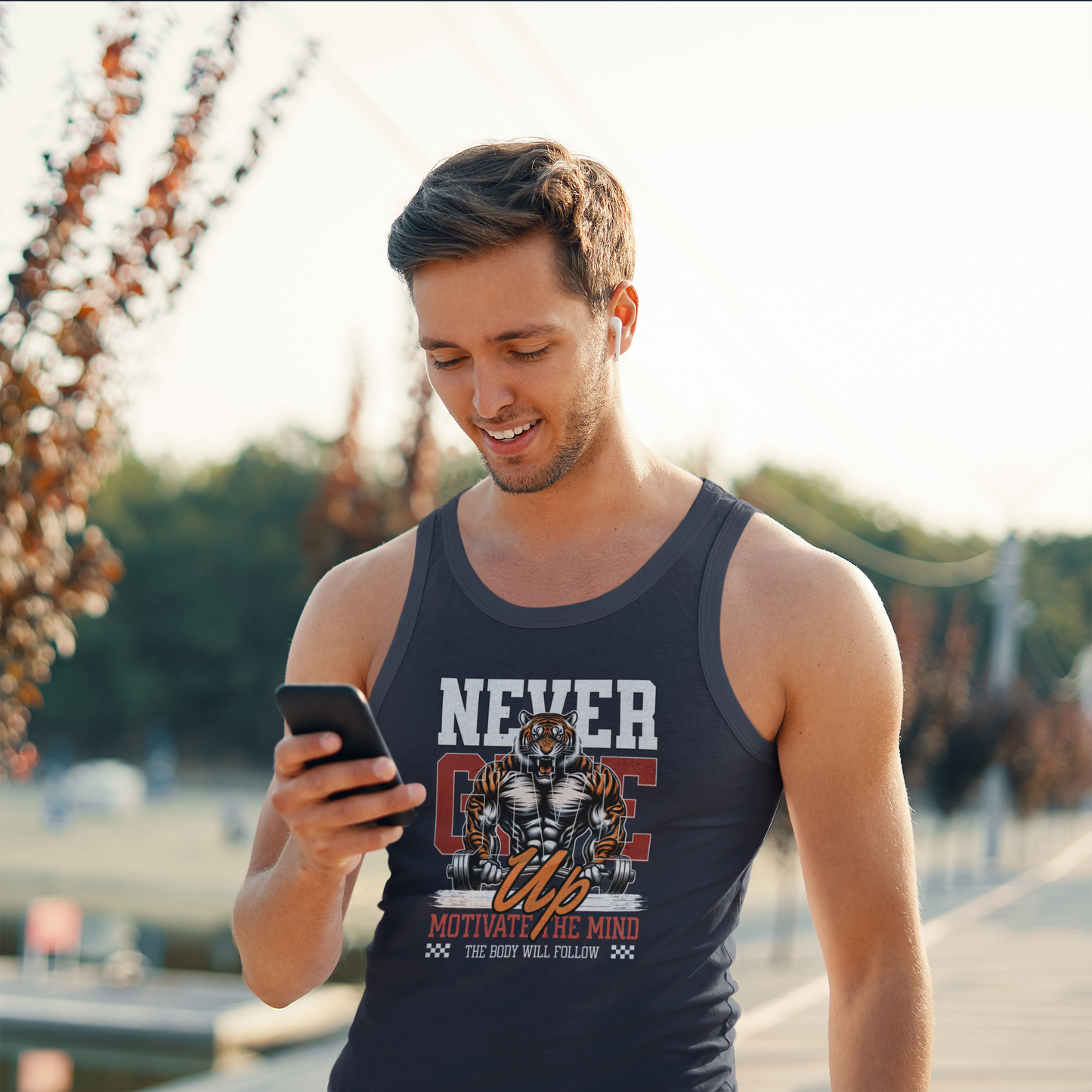 Tiger Bodybuilding Tank Top