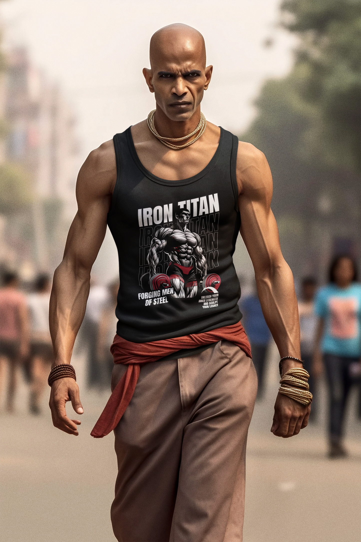 Iron Titan Man Bodybuilding Tank Top