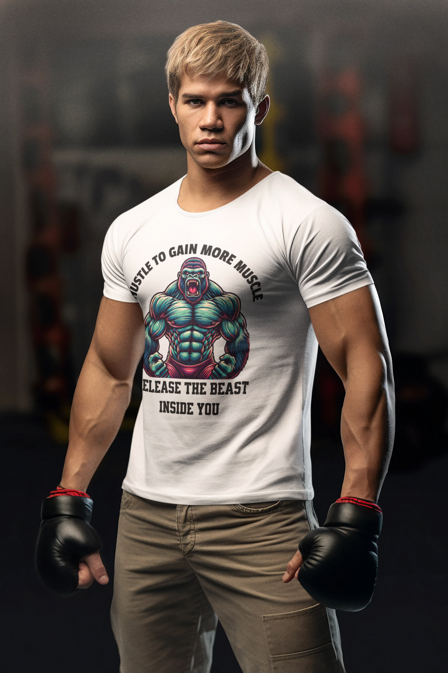 Muscle Hustle Unisex - Fitness Motivation T-Shirt