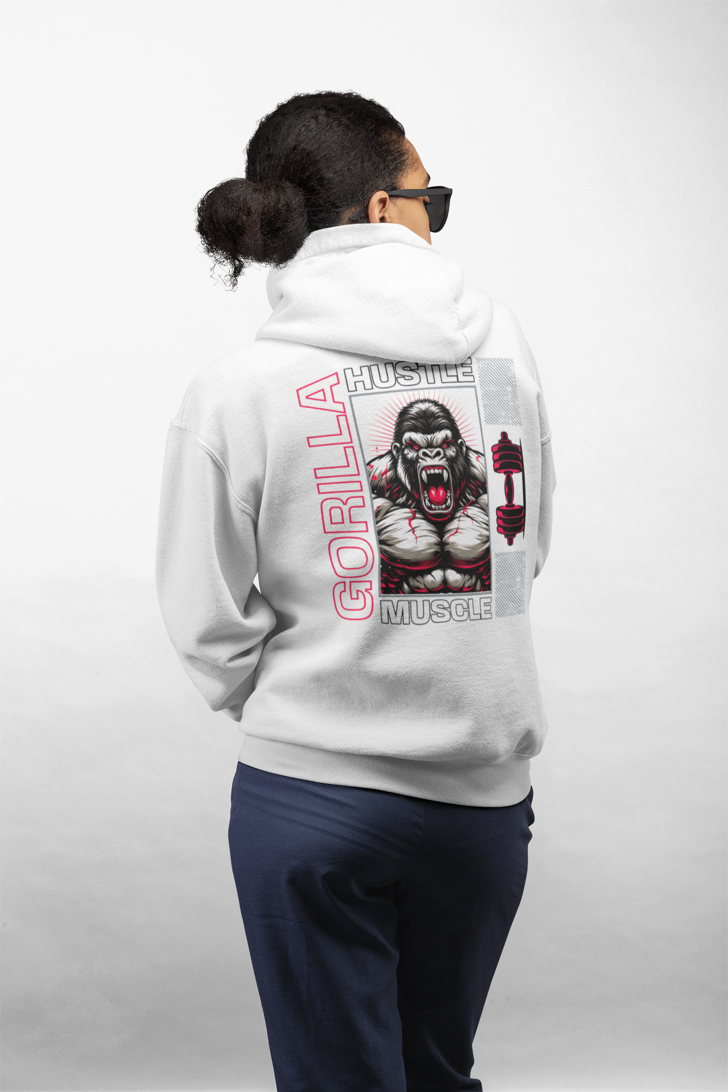 Gorilla Hustle Muscle Hoodie