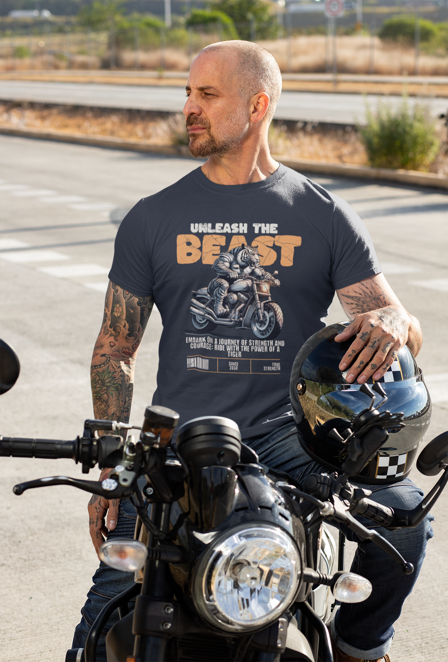 Unleash The Beast, Motorcycle Ride Unisex T-Shirt