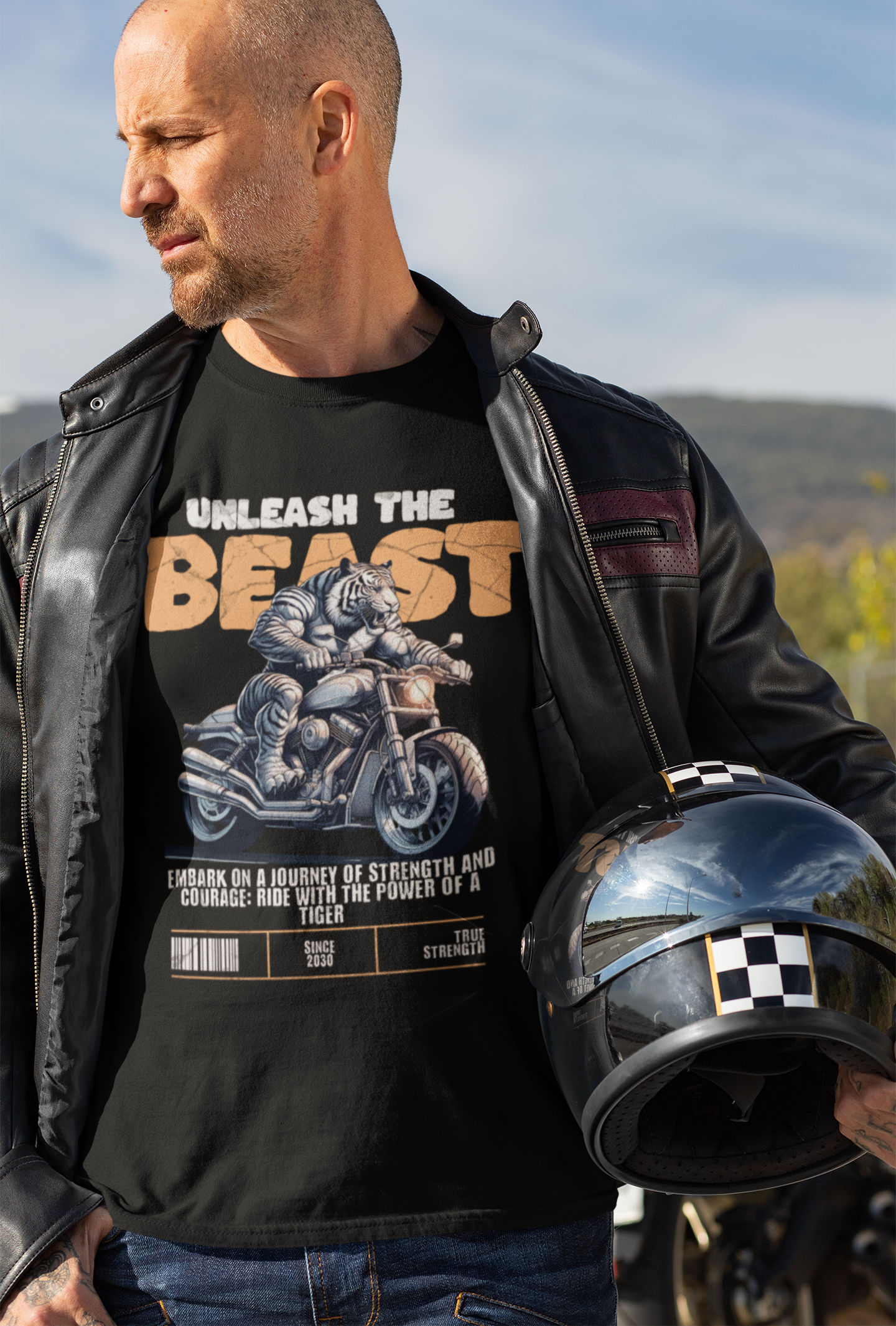 Unleash The Beast, Motorcycle Ride Unisex T-Shirt