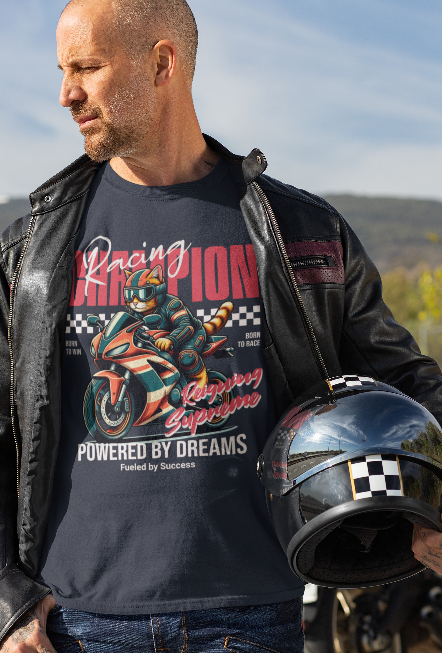 Racing Champion, Motorcycle Ride Unisex T-Shirt