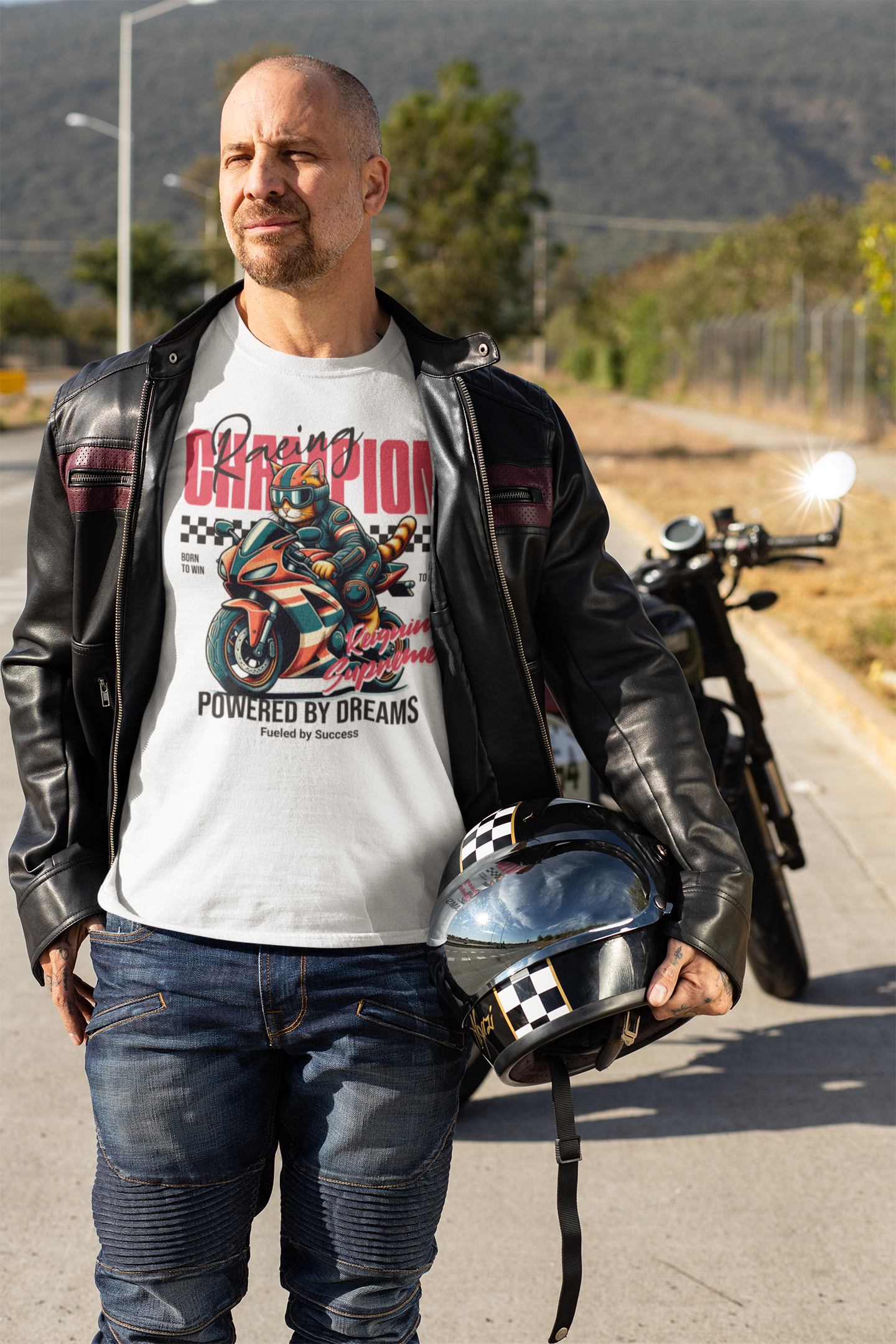 Racing Champion, Motorcycle Ride Unisex T-Shirt