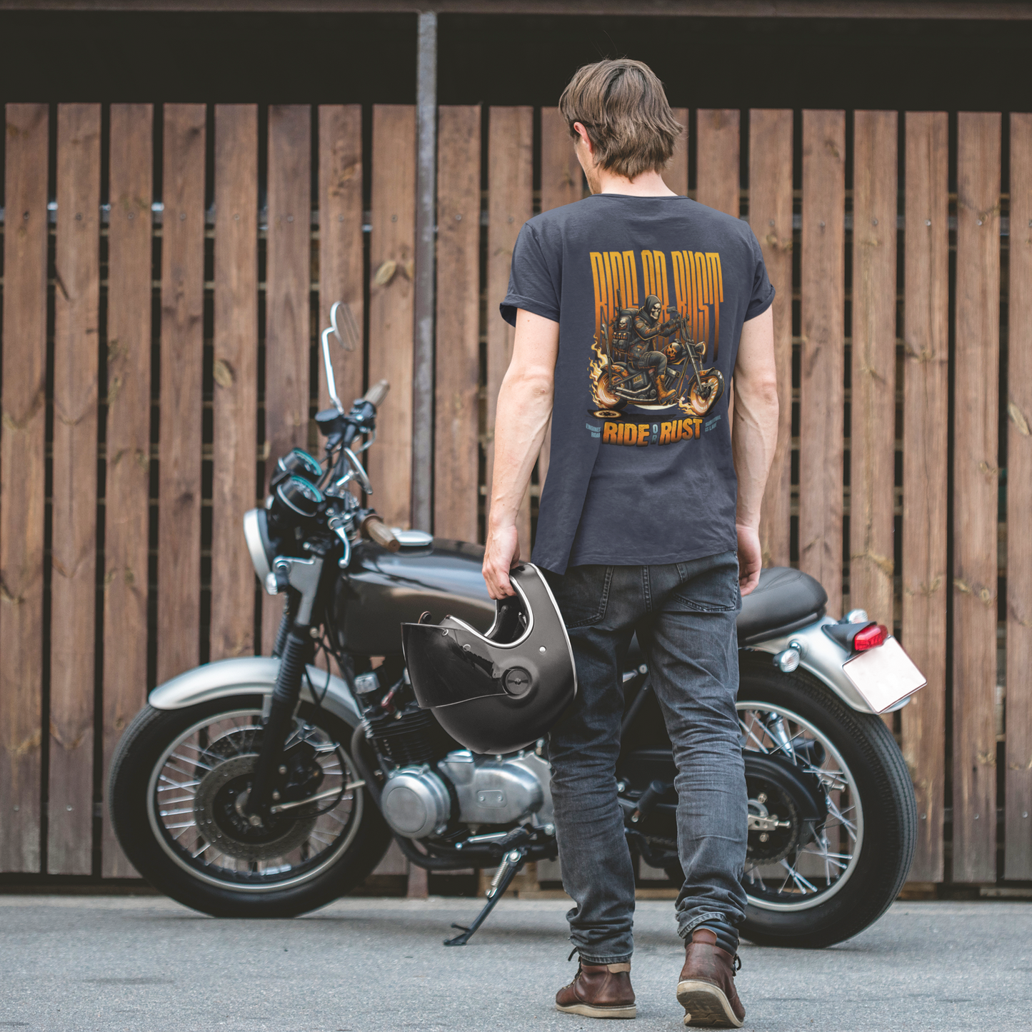 Skull Riding, Motorcycle Ride Unisex T-Shirt