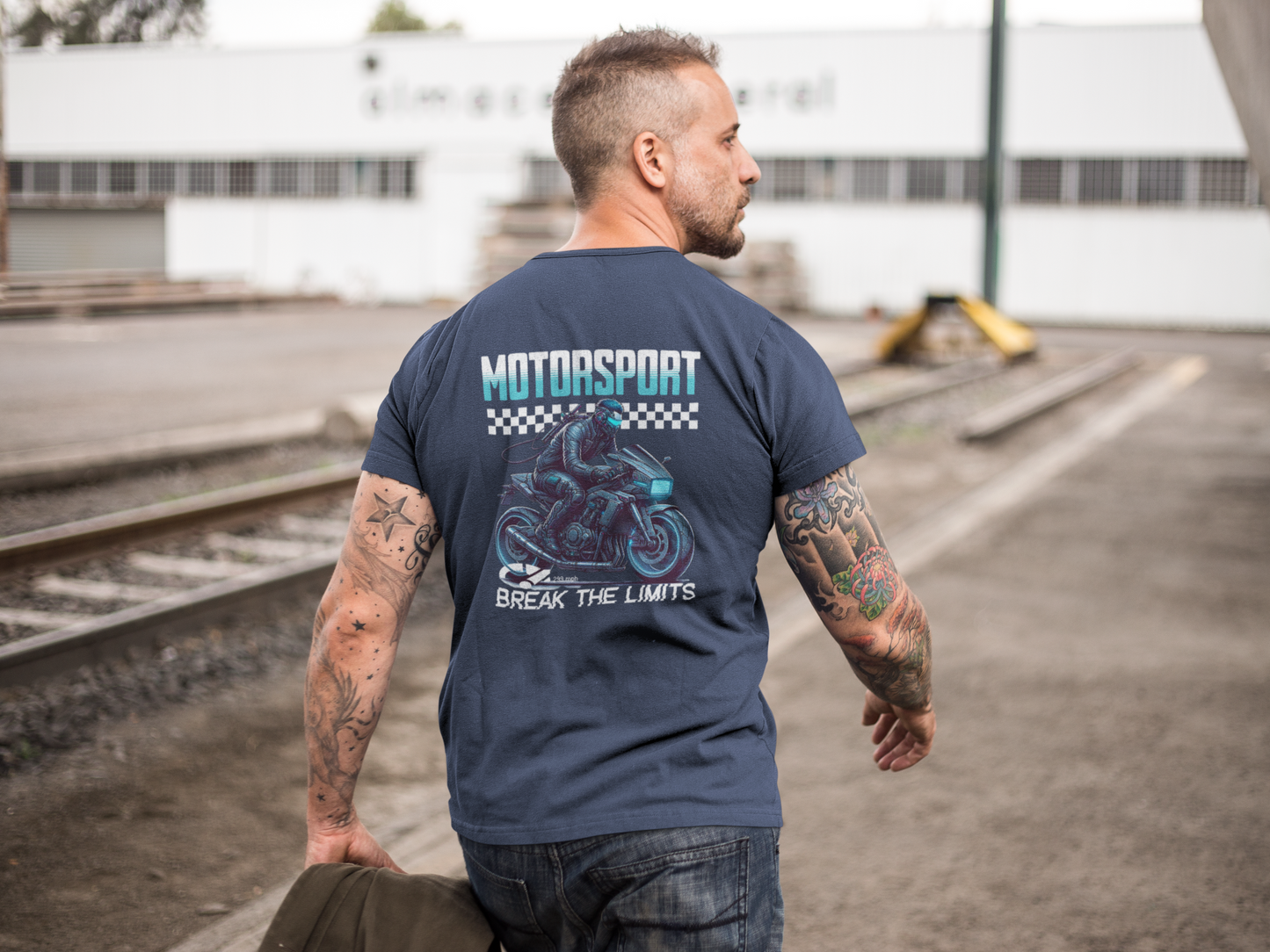 Break the Limits, Motorcycle Ride Unisex T-Shirt