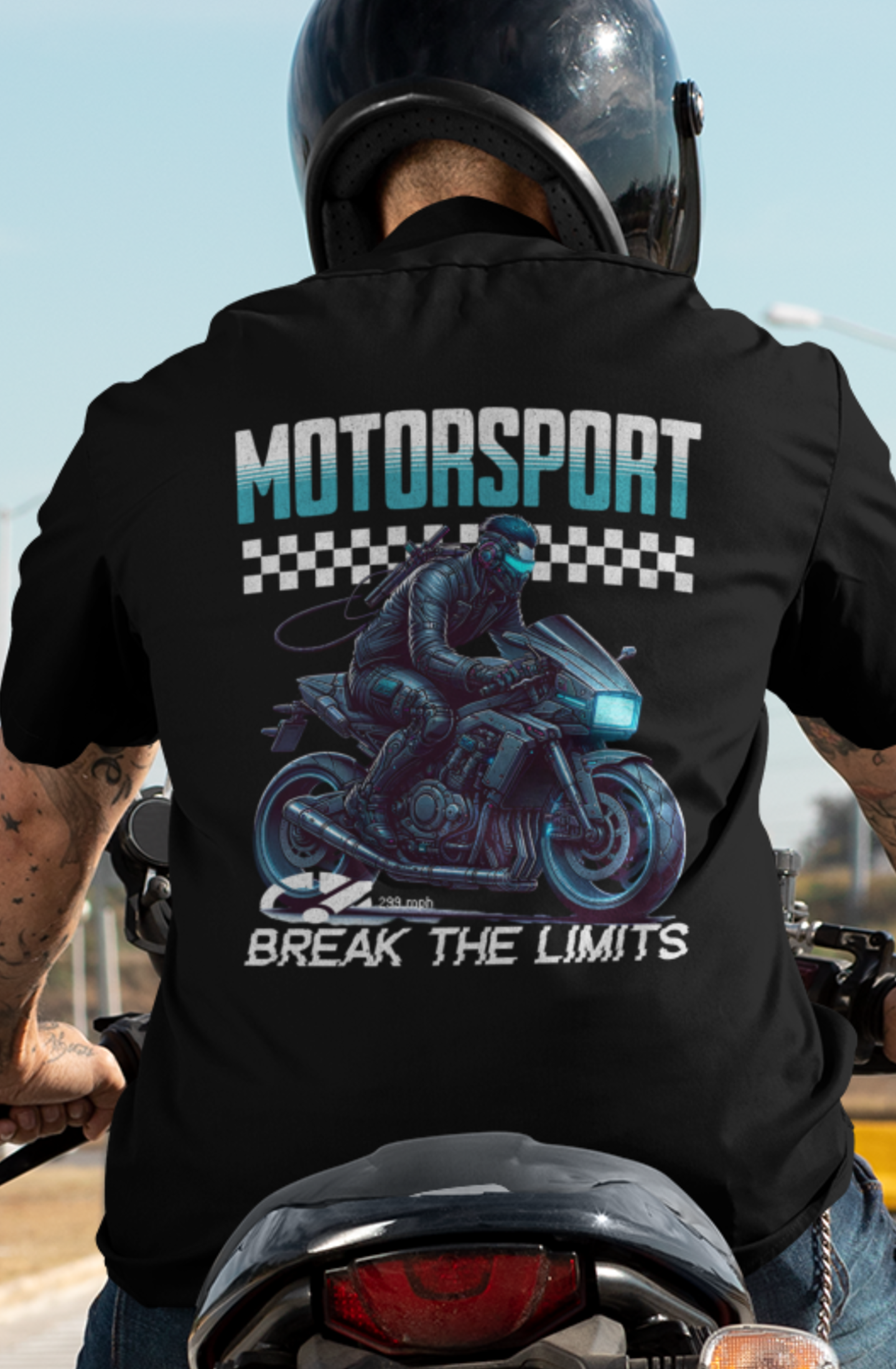 Break the Limits, Motorcycle Ride Unisex T-Shirt