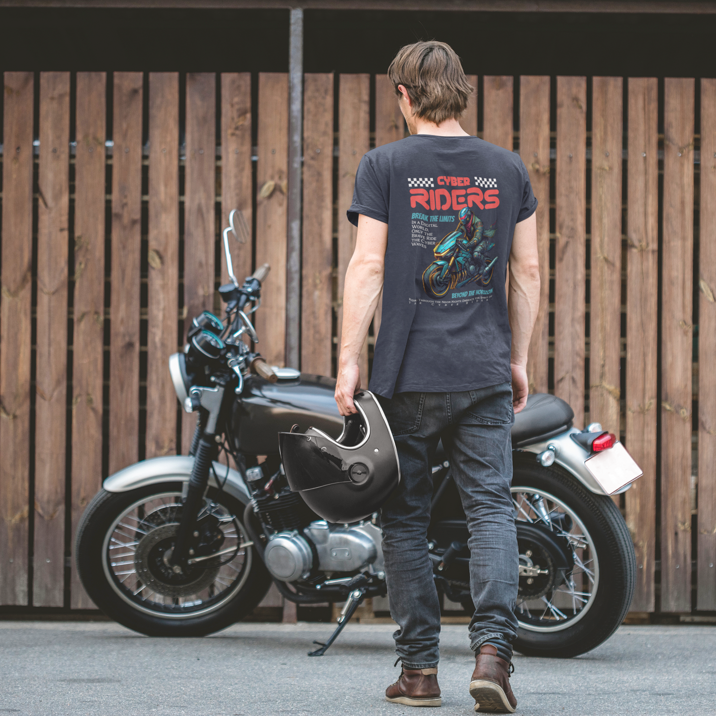 Break the Limits, Motorcycle Ride Unisex T-Shirt