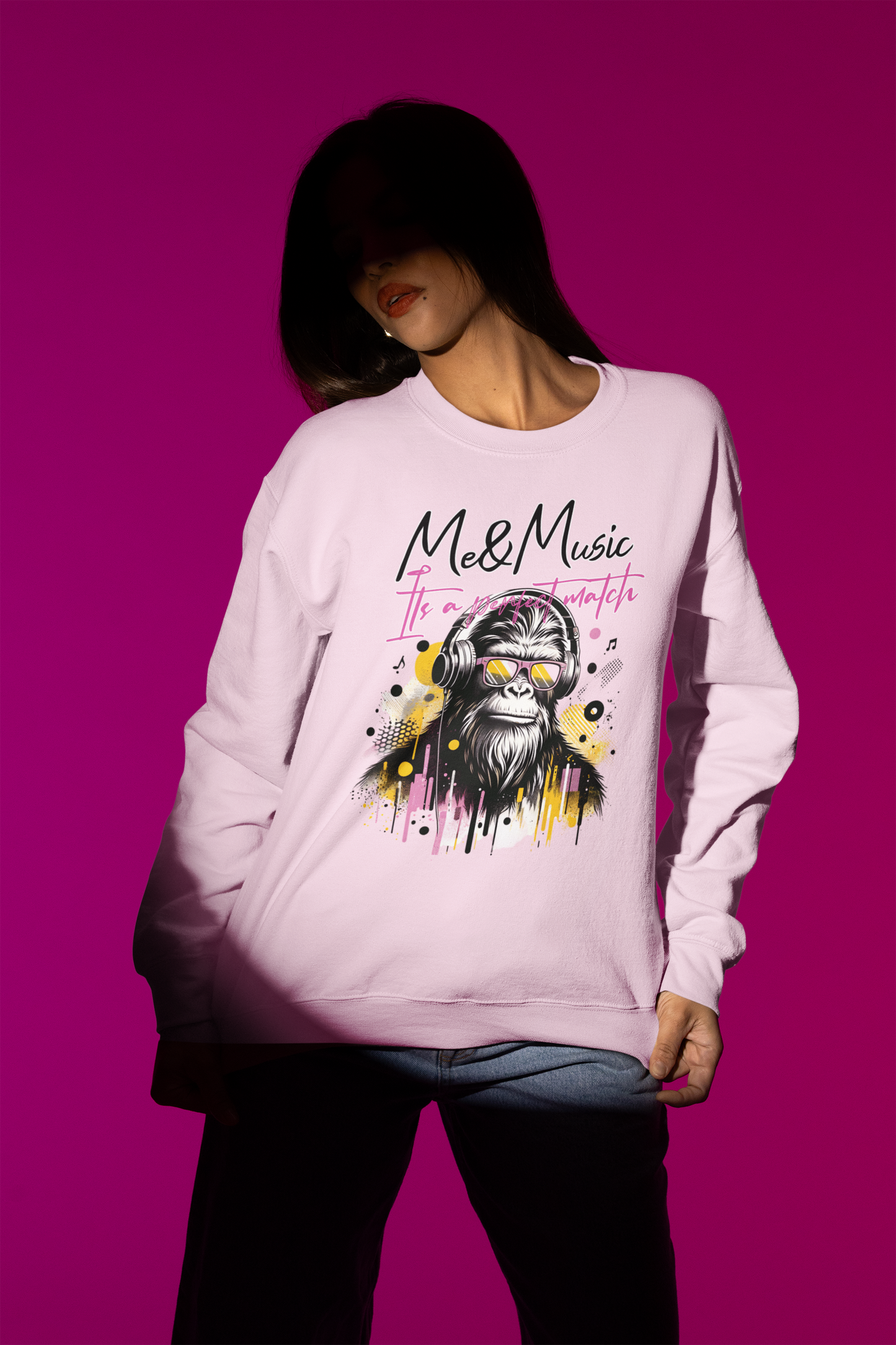 Bigfoot Music Time Crewneck Sweatshirt