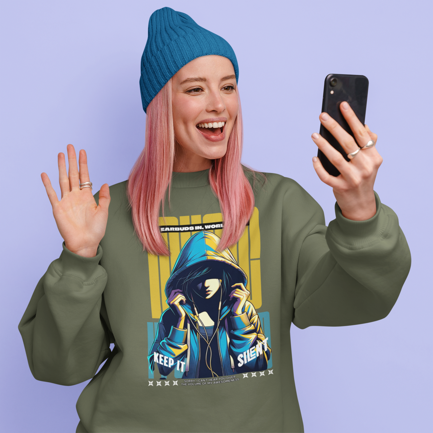 Stylish Girl - Crewneck Sweatshirt