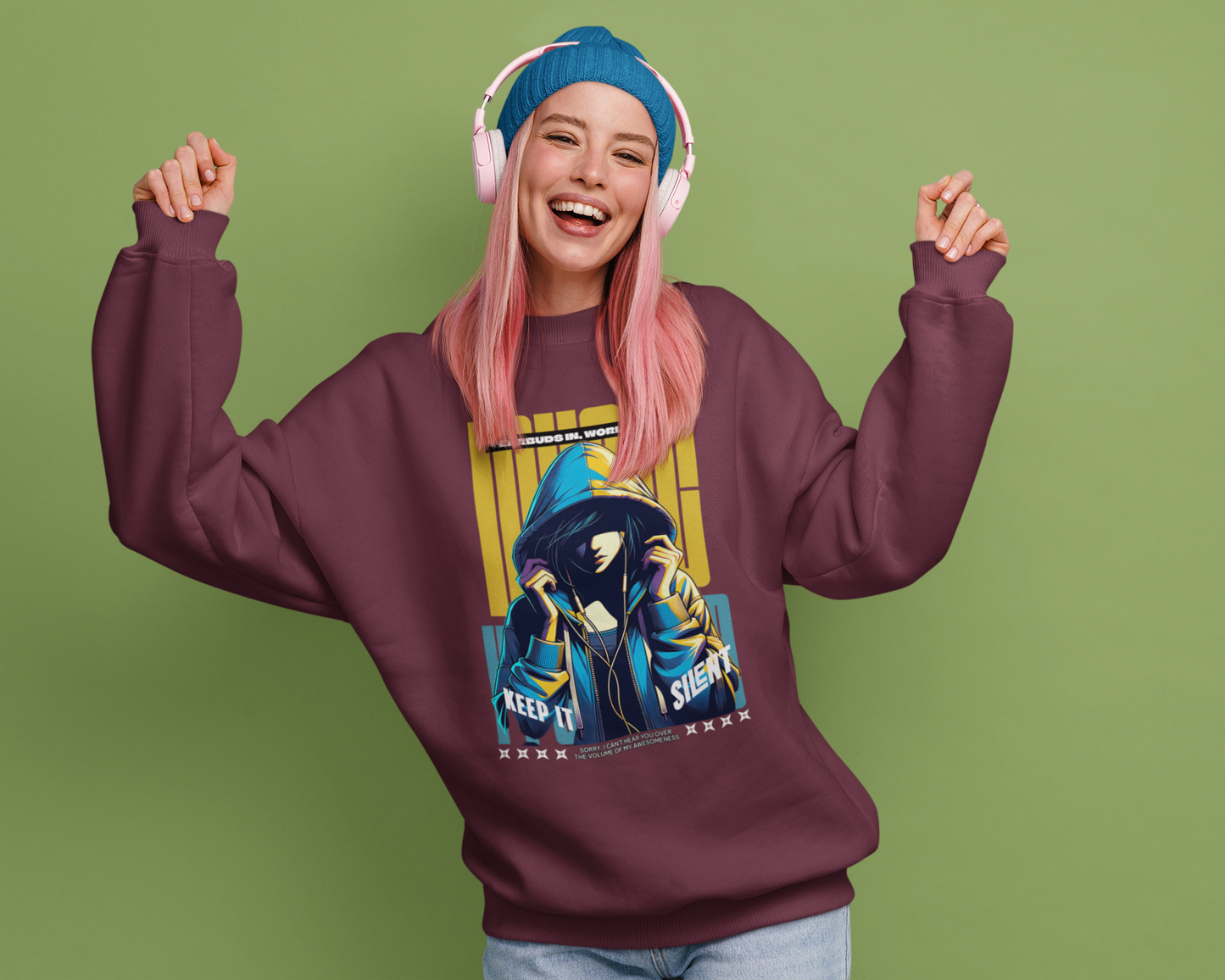 Stylish Girl - Crewneck Sweatshirt