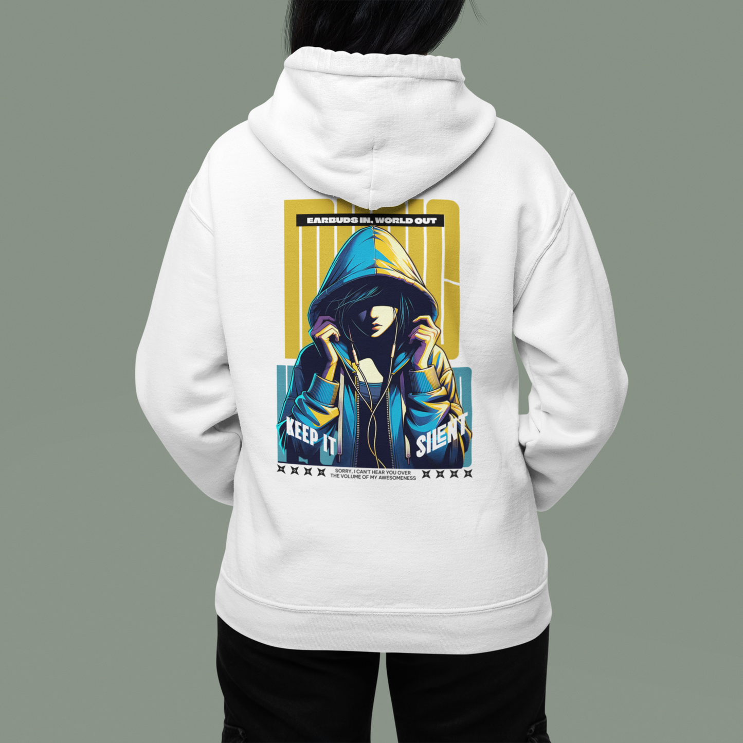 Stylish Girl Design Hoodie