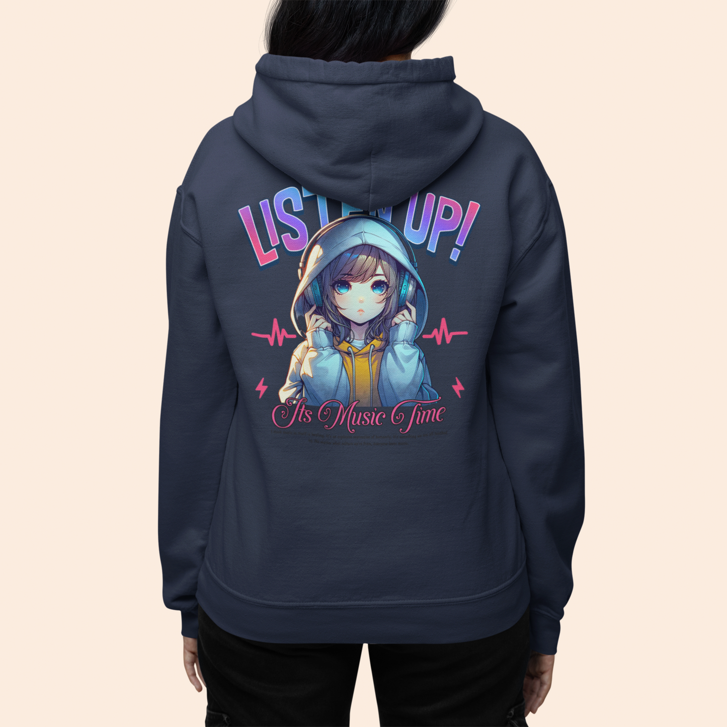 Listen Up It's Music Time Hoodie