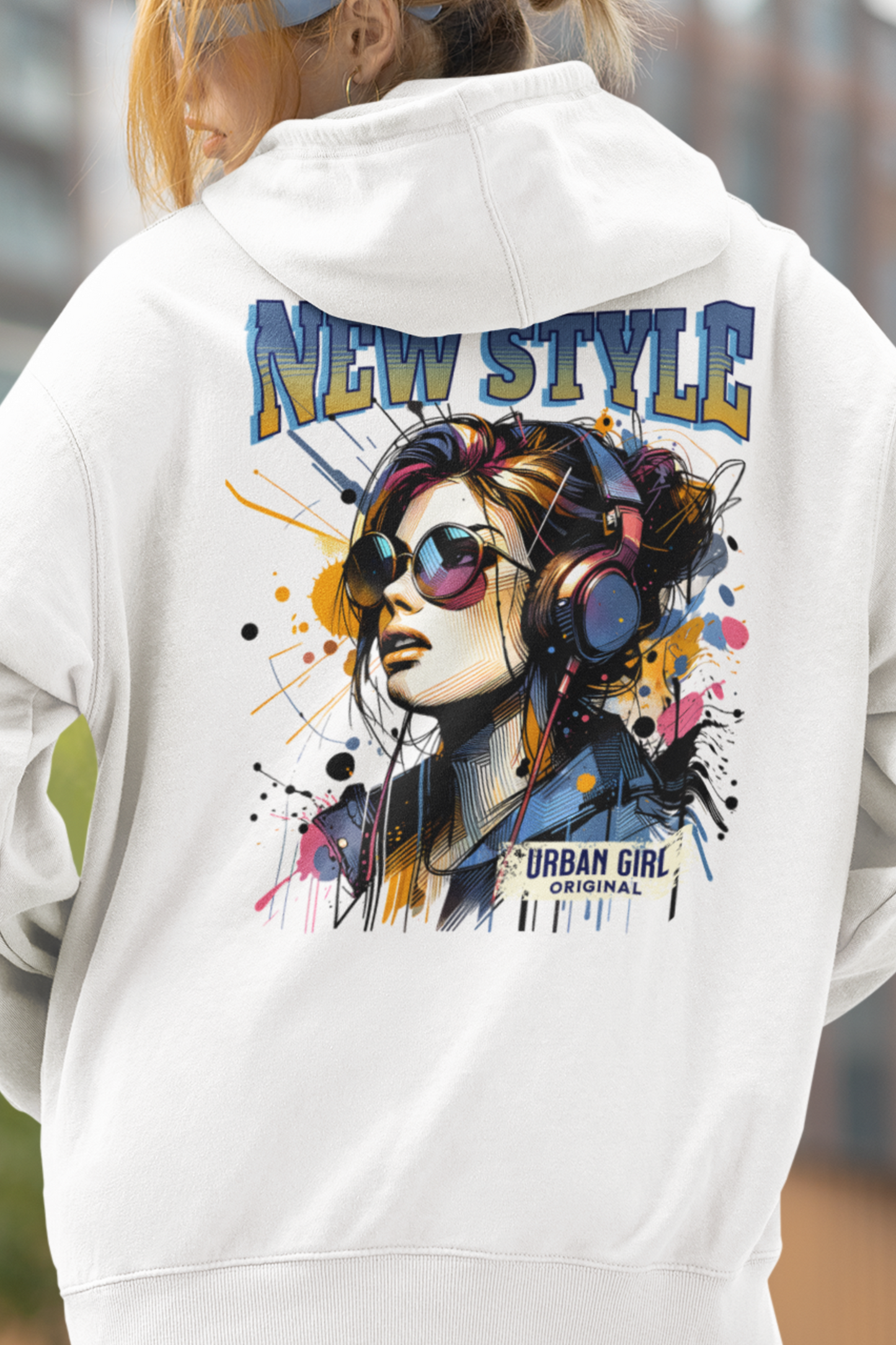 Stylish Girl Design Hoodie