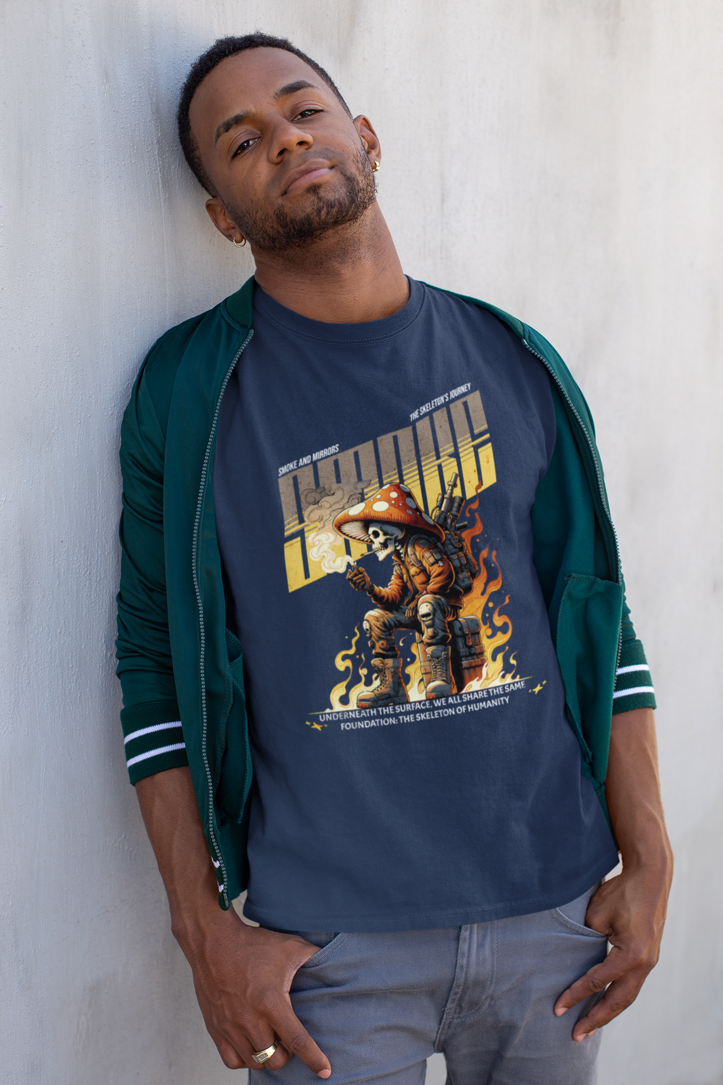 Skeleton Smoker T-Shirt