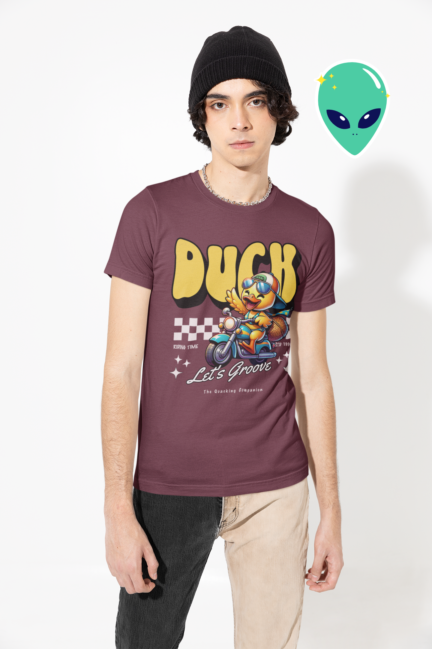 Duck Motorcycle T-Shirt