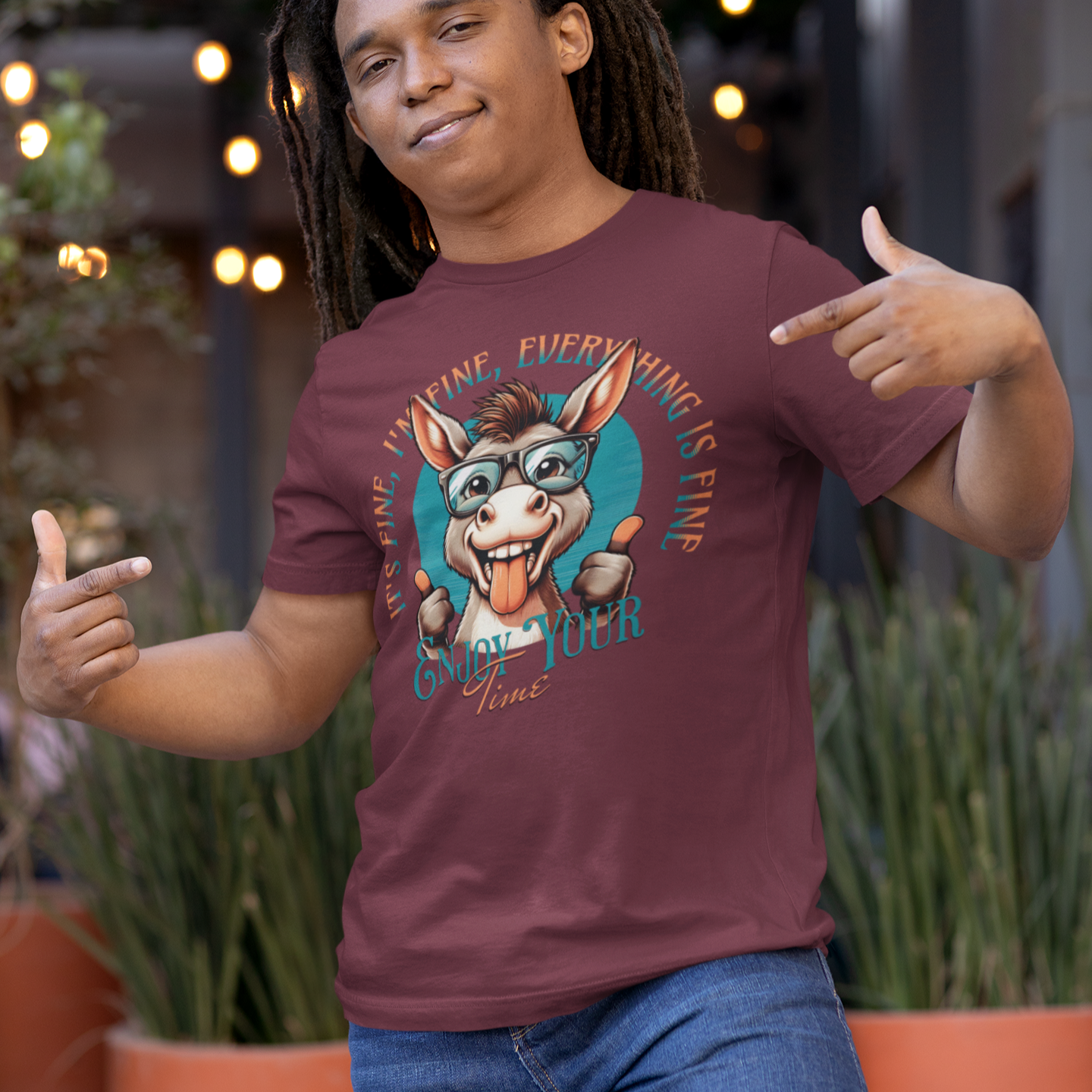 Donkey T-Shirt - Happy Donkey Design