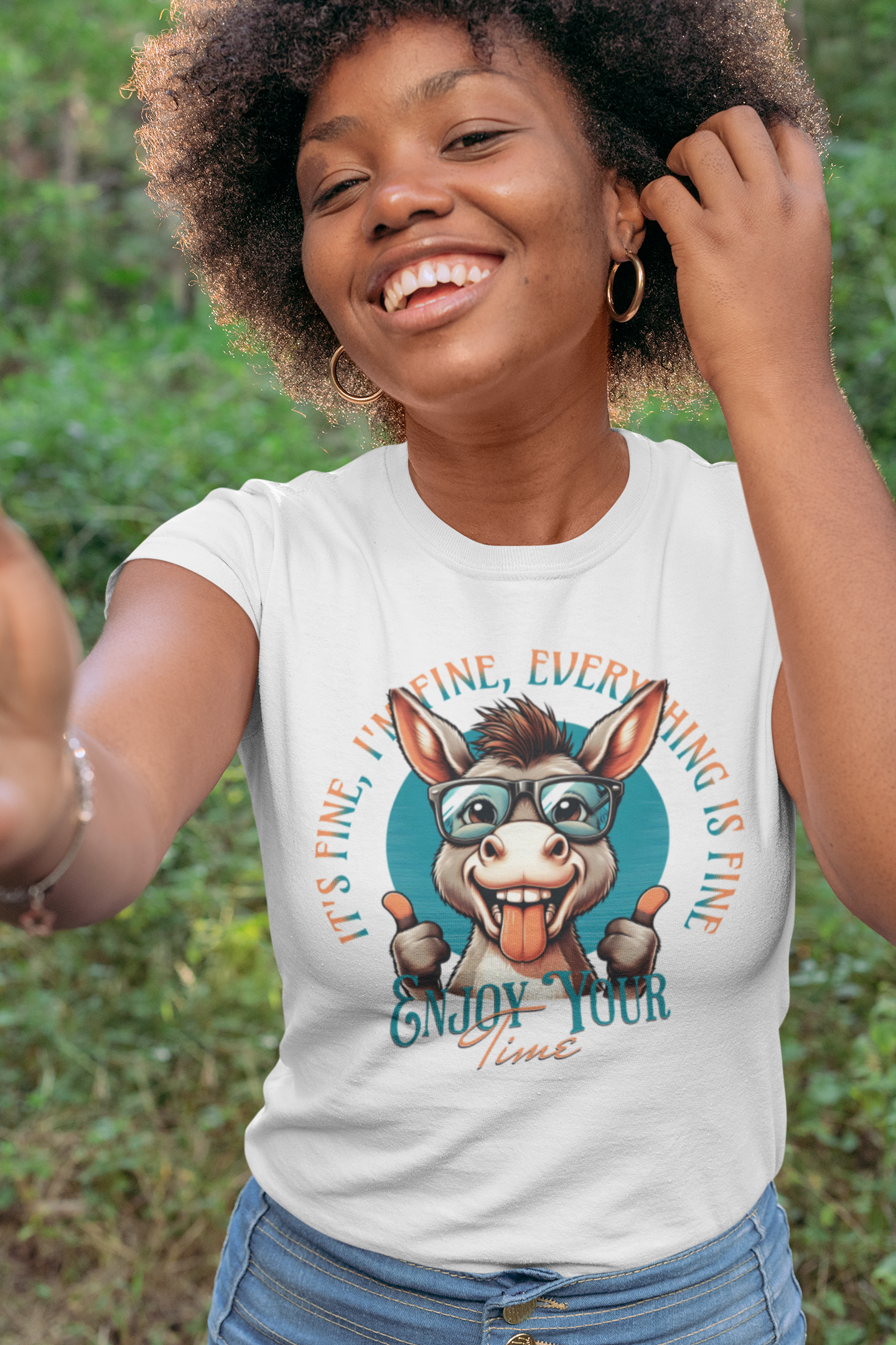 Donkey T-Shirt - Happy Donkey Design