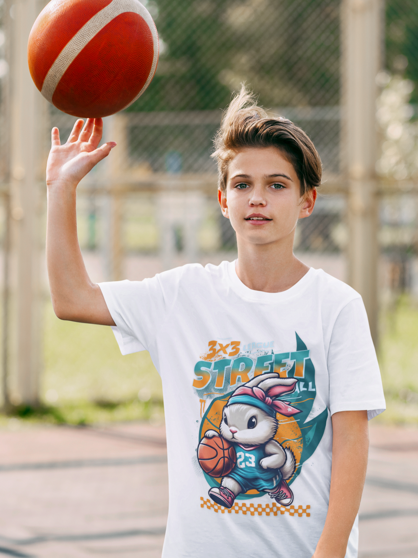 Copy of Kawaii Tee with Balloon Design - Youth