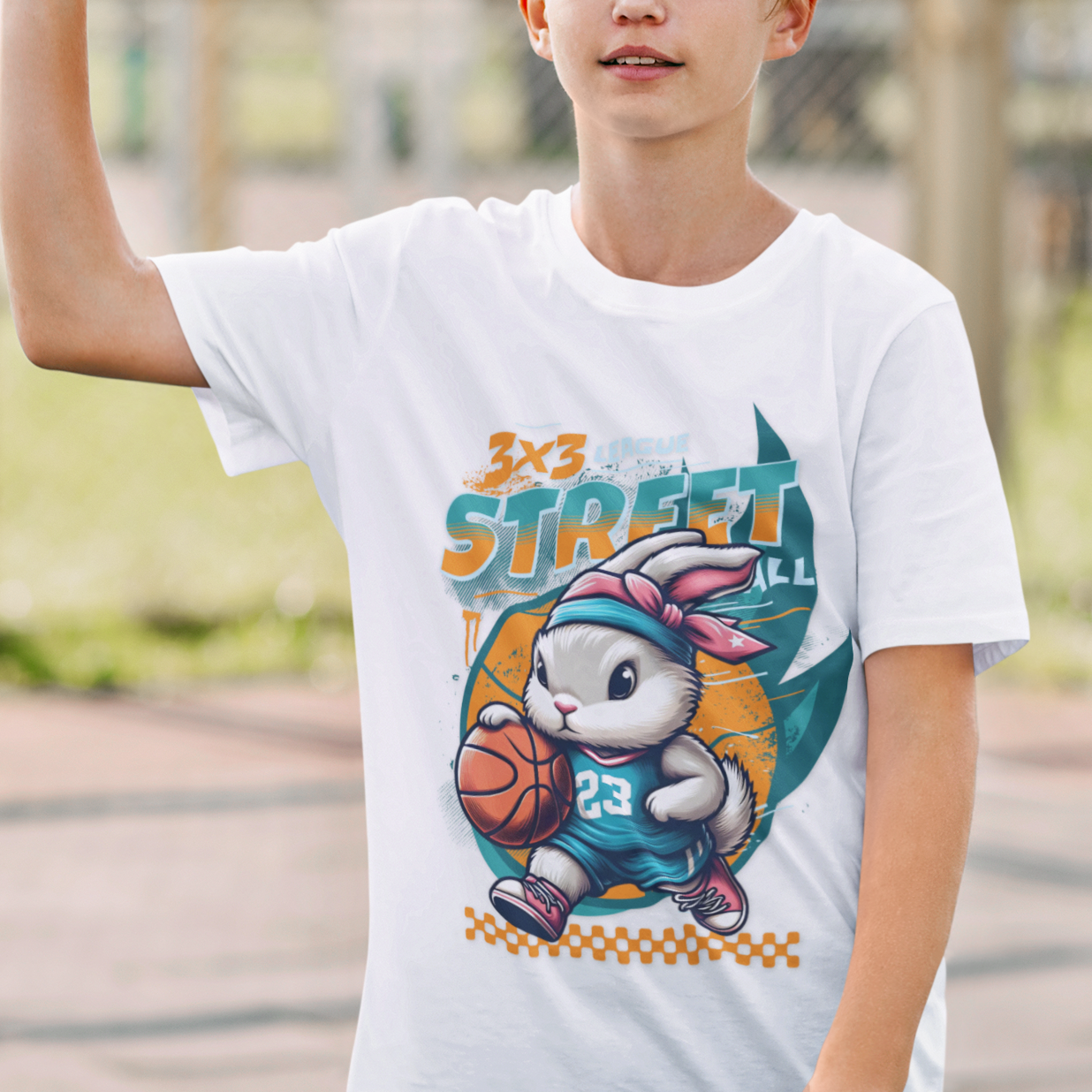 Copy of Kawaii Tee with Balloon Design - Youth