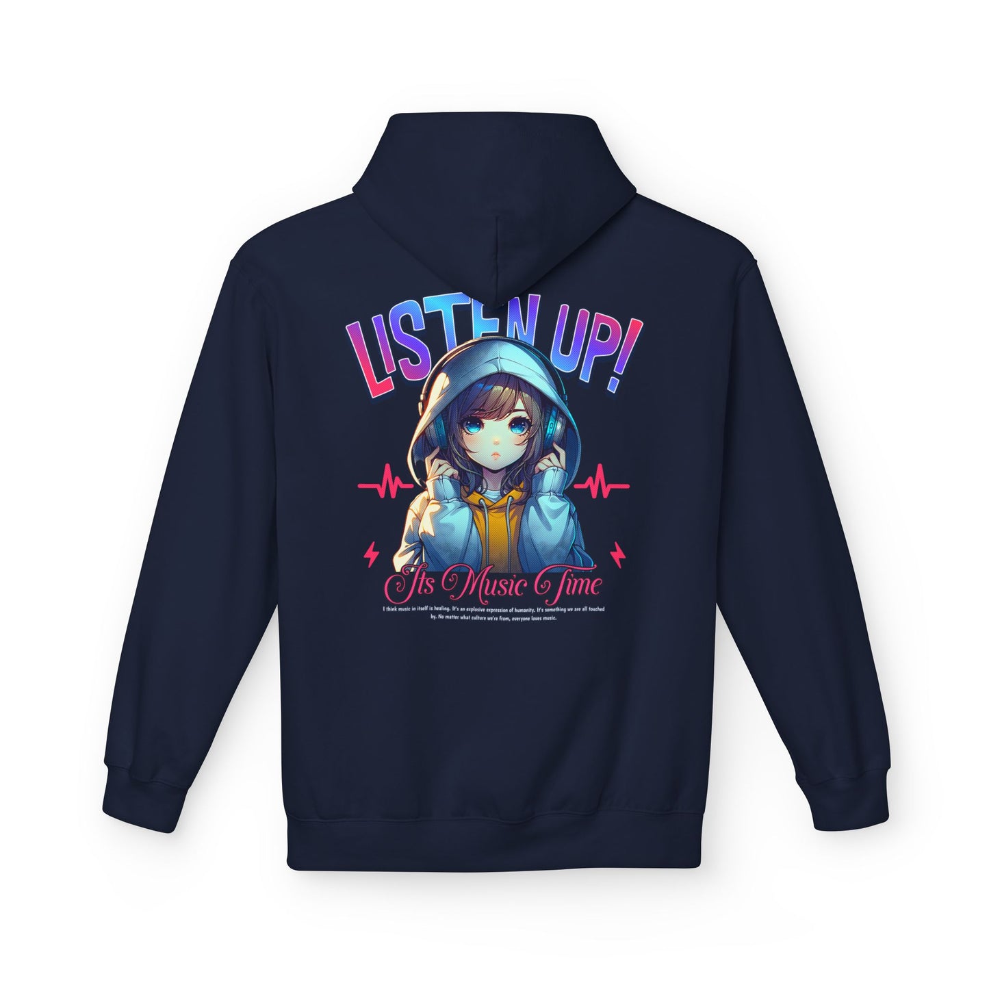 Listen Up It's Music Time Hoodie