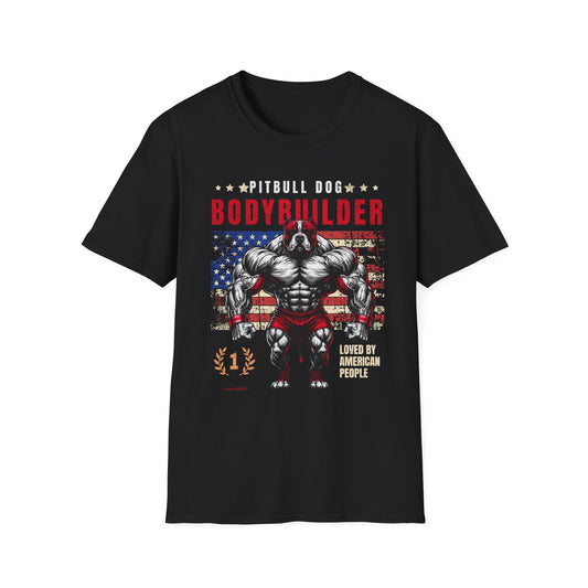 Pitbull Bodybuilder T-Shirt