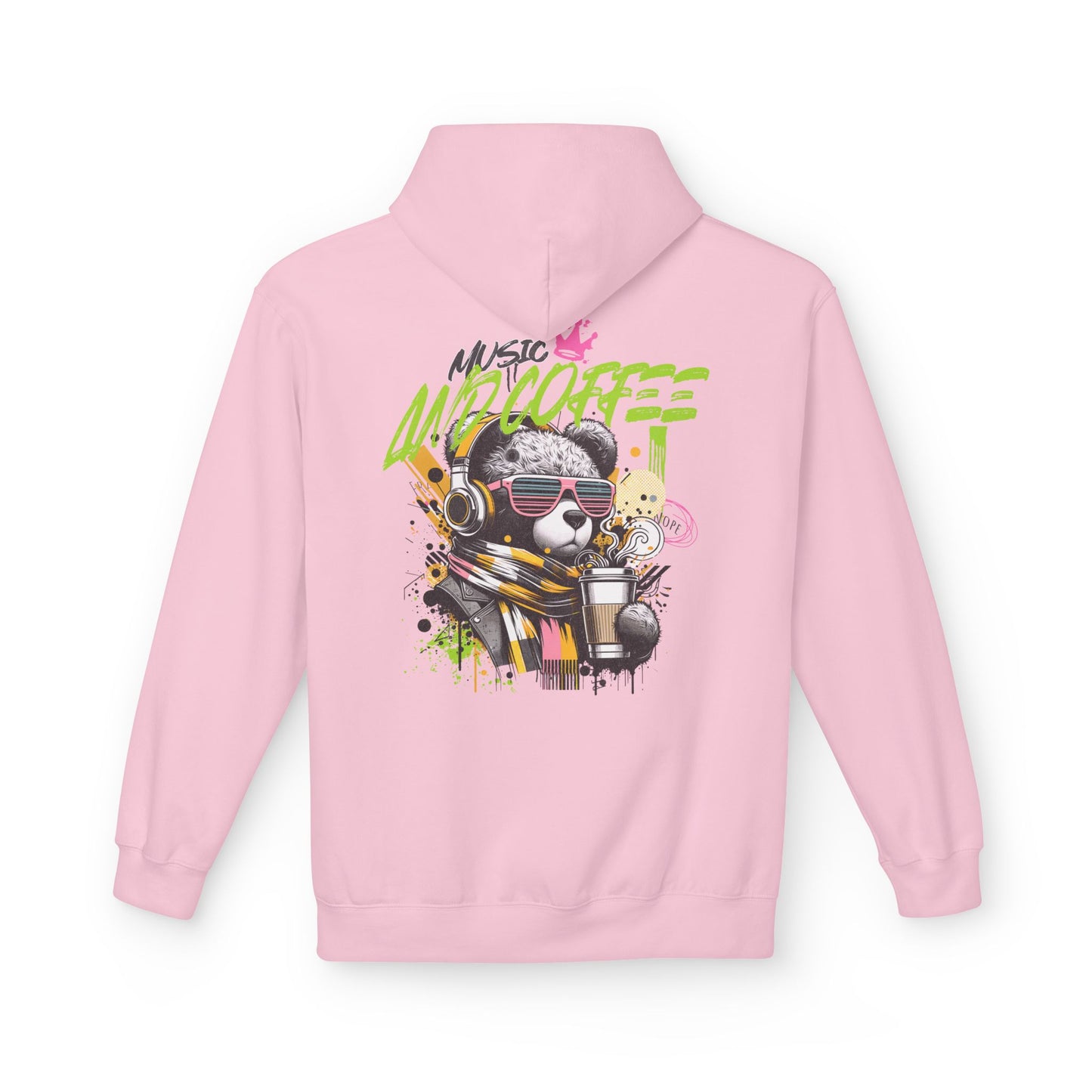 Music and Coffee Hoodie Design