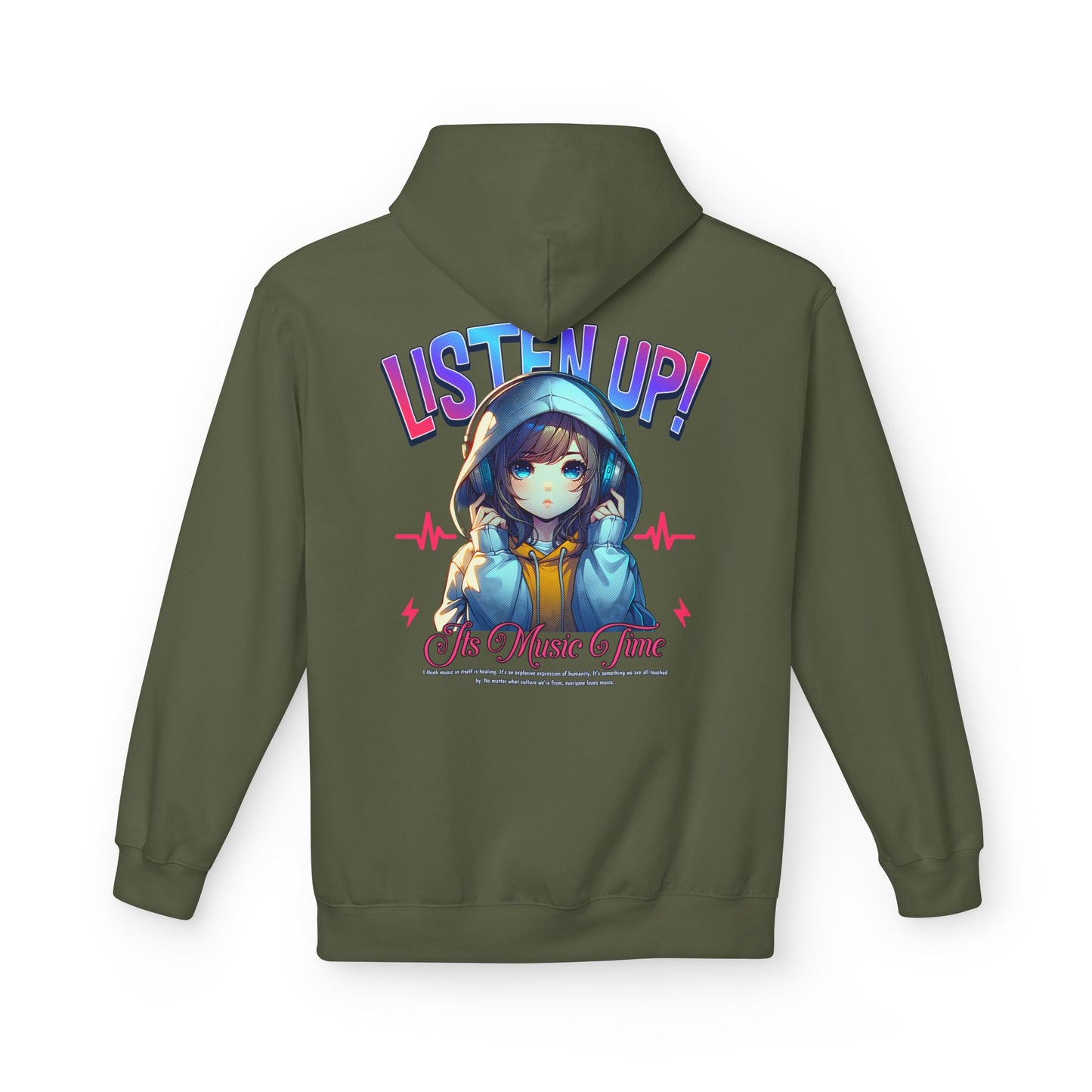 Listen Up It's Music Time Hoodie