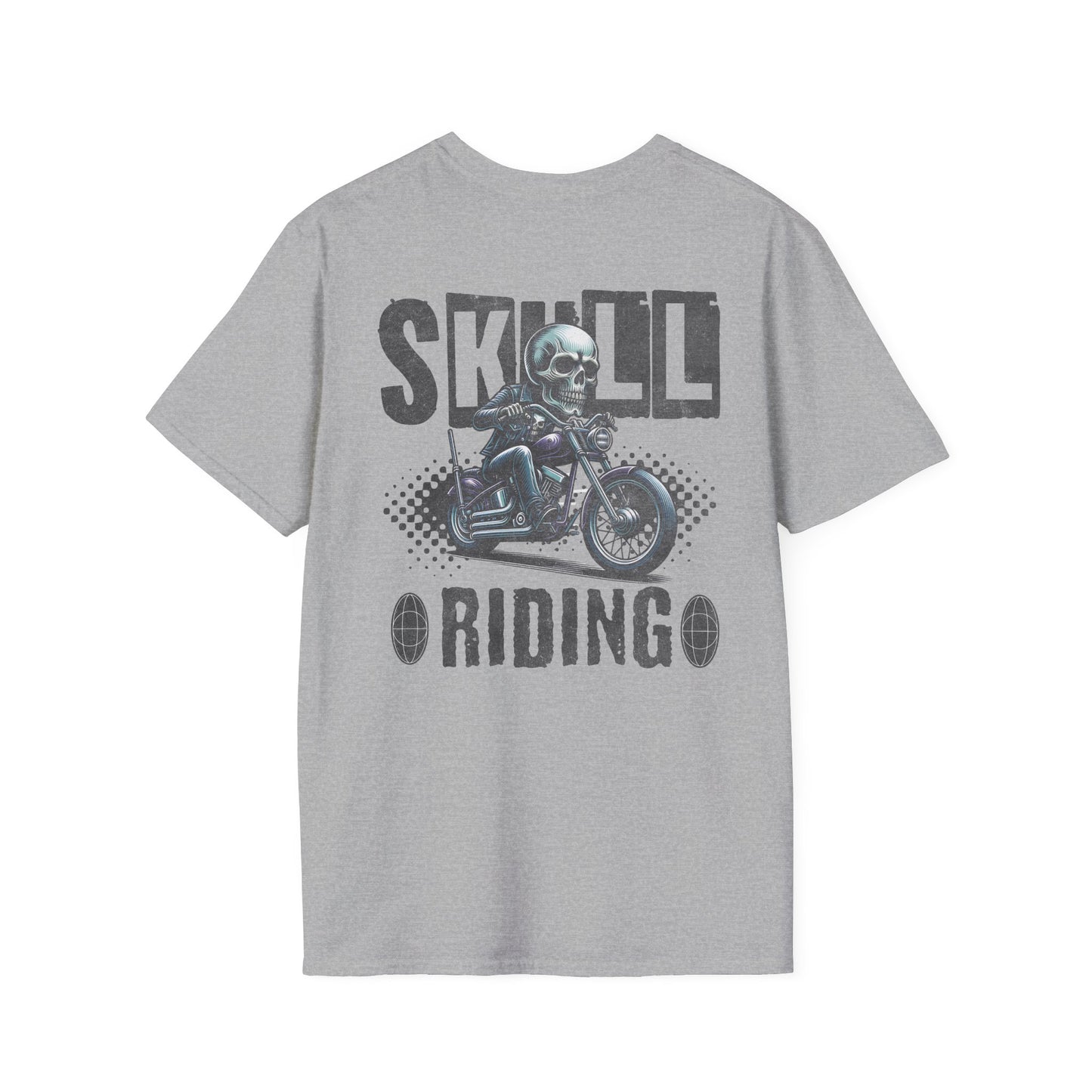 Skull Riding, Motorcycle Ride Unisex T-Shirt