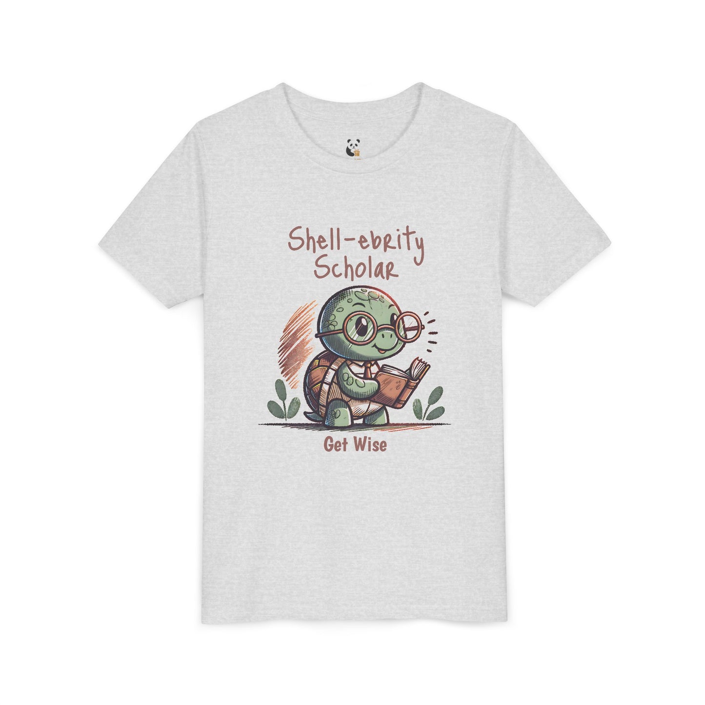 Turtle Youth Tee - Smart Turtle Reading Book