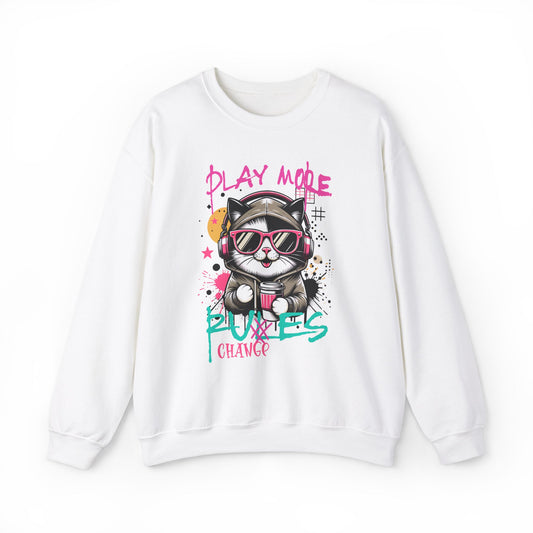Cute Graffiti Cat Sweatshirt