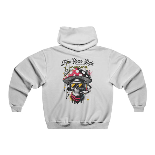 Hooded Sweatshirt Graffiti Style Hoodie