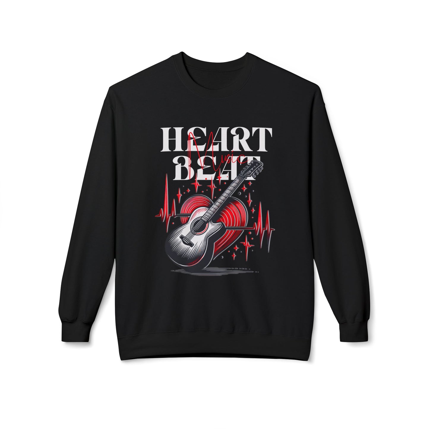 Music Heartbeat Crewneck Sweatshirt