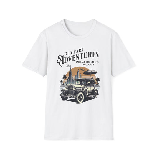 Old Cars Adventures Unisex T-Shirt