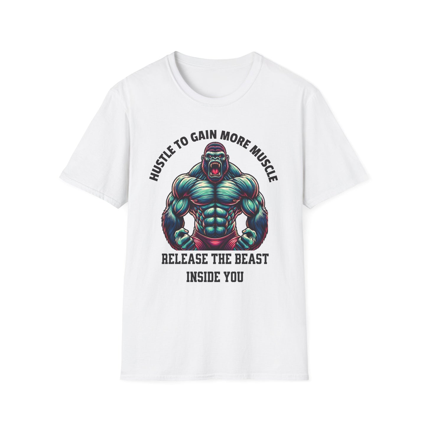 Muscle Hustle Unisex - Fitness Motivation T-Shirt