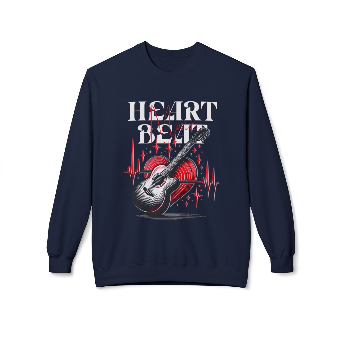 Music Heartbeat Crewneck Sweatshirt