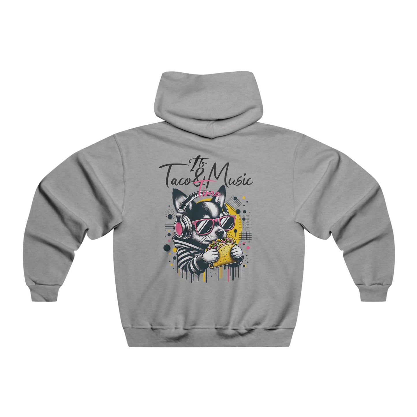 Hooded Sweatshirt Graffiti Style