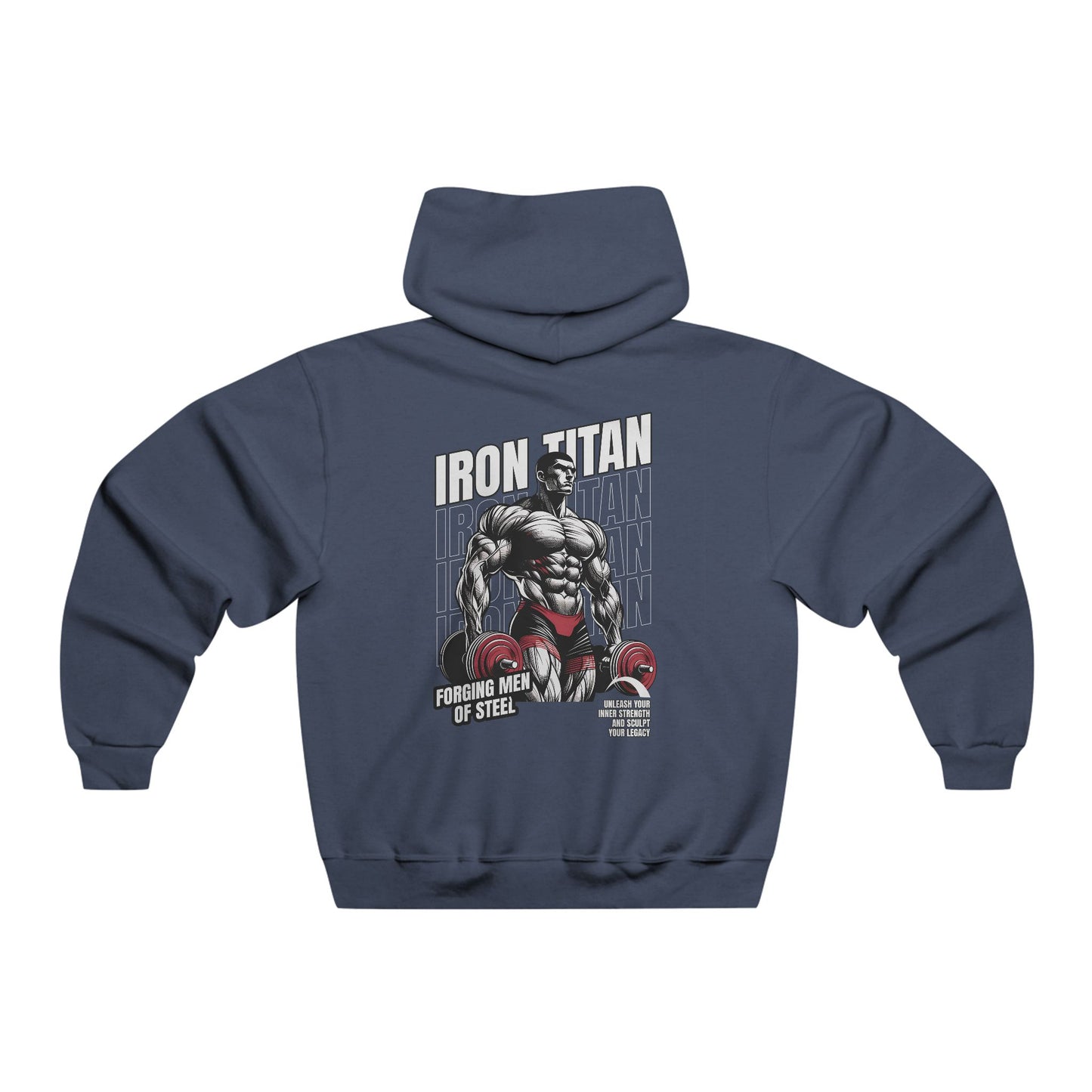 Steel Men Fitness Enthusiasts Hoodie