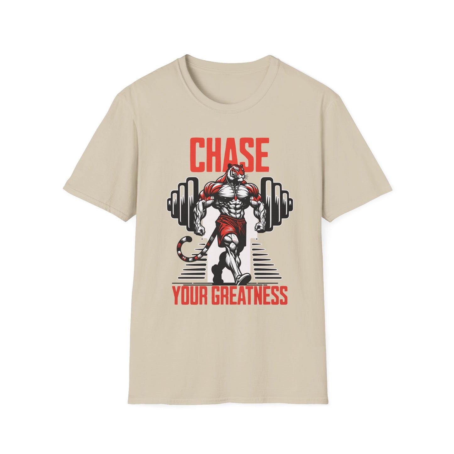 Motivational Tiger - Chase Your Greatness T-Shirt