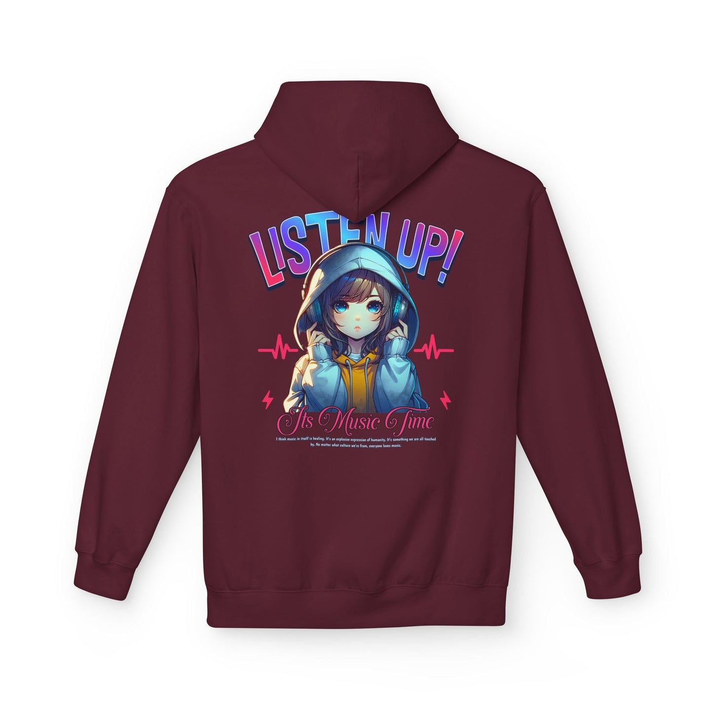 Listen Up It's Music Time Hoodie