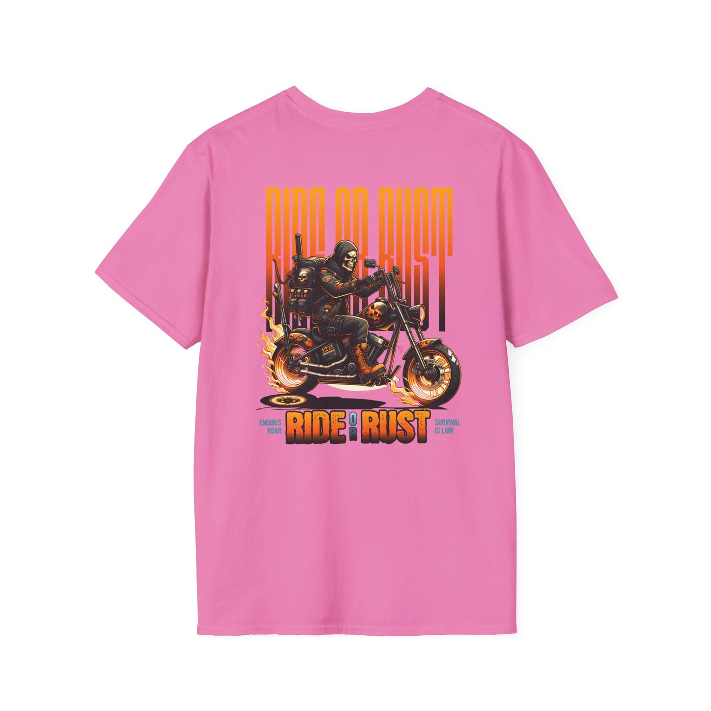 Skull Riding, Motorcycle Ride Unisex T-Shirt