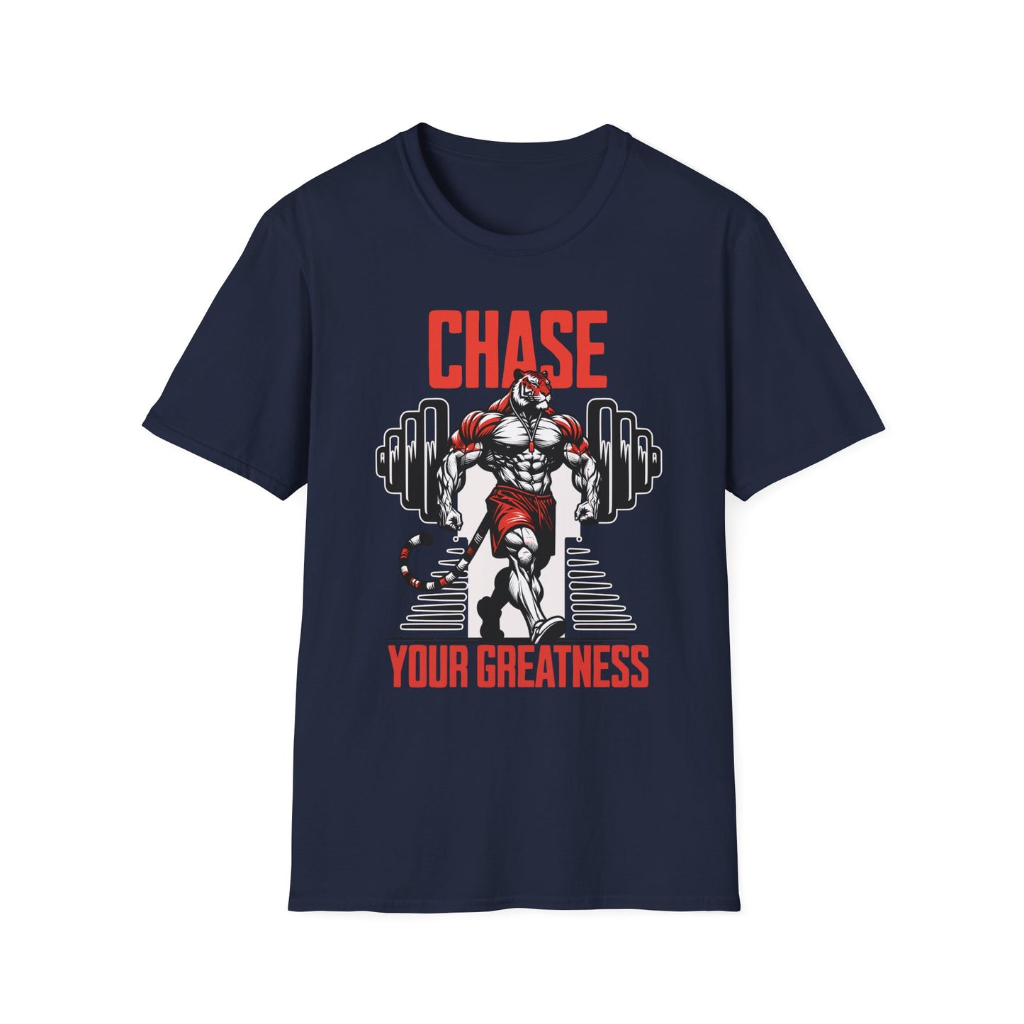 Motivational Tiger - Chase Your Greatness T-Shirt