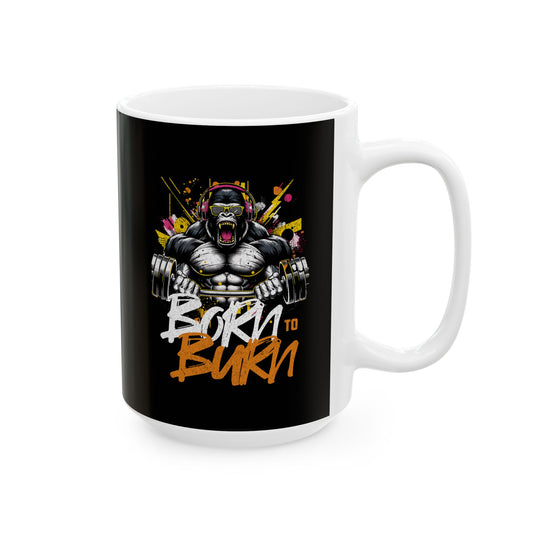 Gorilla Fitness Ceramic Mug, 11oz