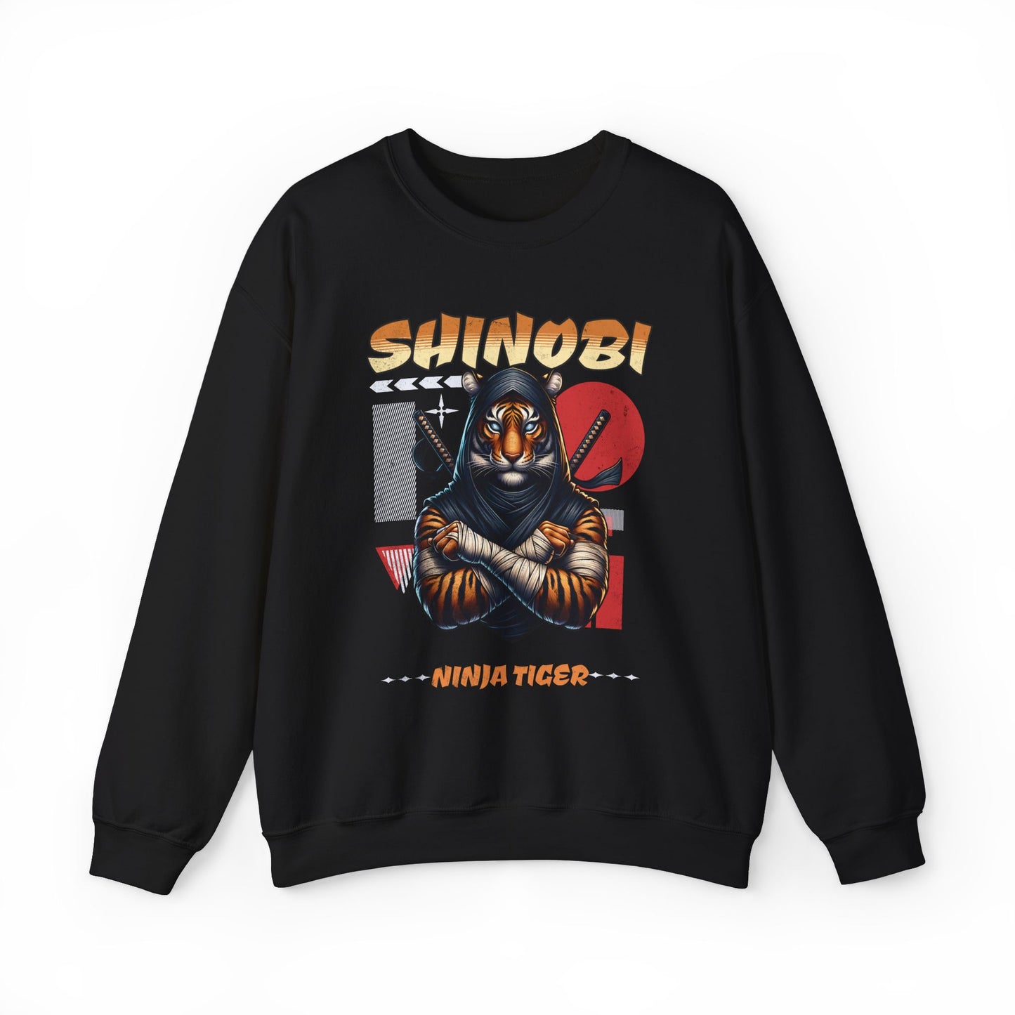 Tiger Ninja Sweatshirt Japanese Style