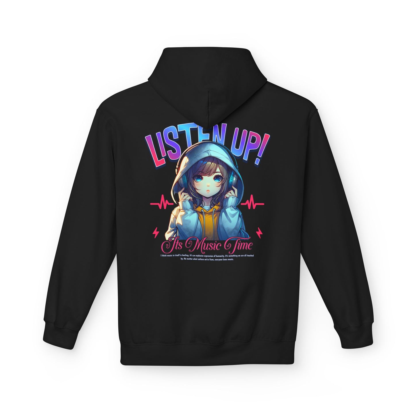Listen Up It's Music Time Hoodie