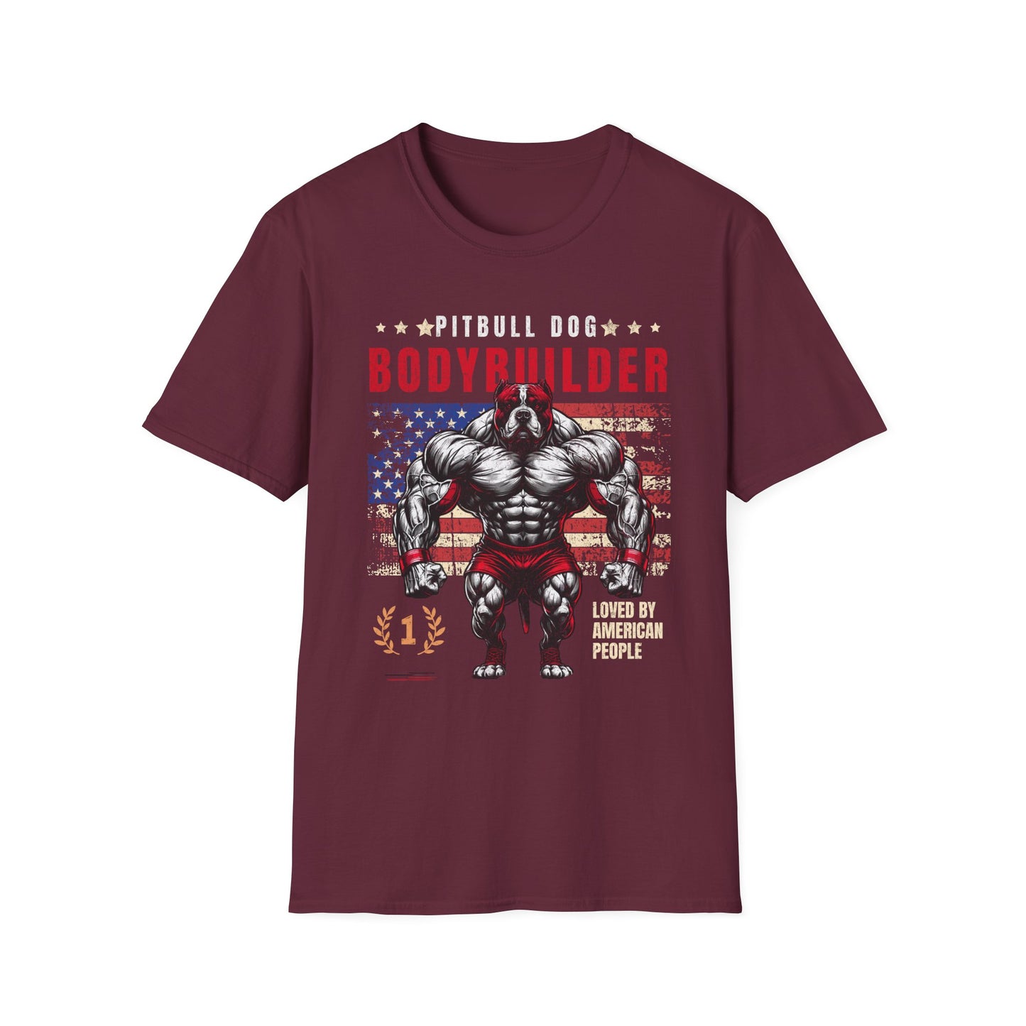 Pitbull Bodybuilder T-Shirt