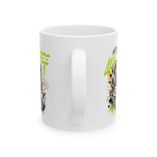 Music and Coffee Ceramic Mug