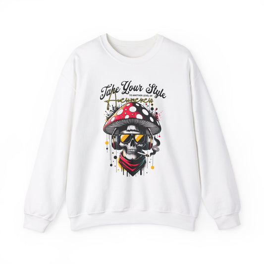 Graffiti Skull Crewneck Sweatshirt