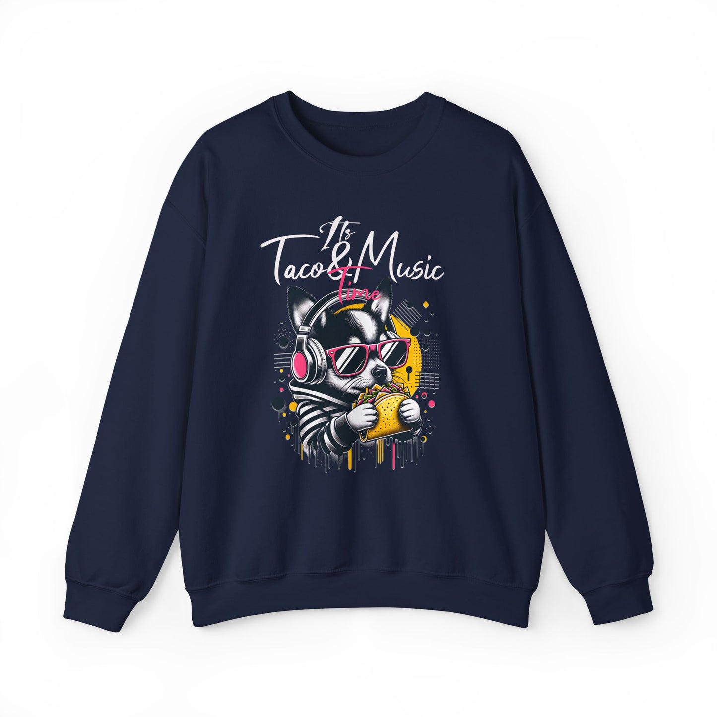 Taco Music Time Crewneck Sweatshirt