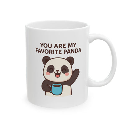 Coffee Mug - Cute Panda with Coffee Design